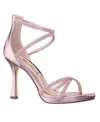 Nina Women's Ryann Almond Toe Strappy Platform Sandals In Icy Pink