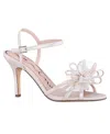 Nina Vayda Ankle Strap Sandal In Platino