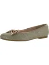 Nina Womens Leather Glitter Ballet Flats In Multi