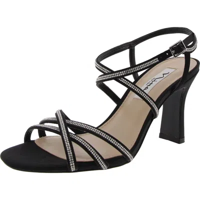 Nina Womens Rhinestone Man Made Heels