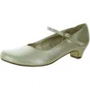 Nina Womens Round Toe Dressy Kitten Heels In Gold