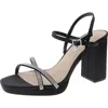 Nina Women's Steven Block Heel Platform Evening Sandals In Black