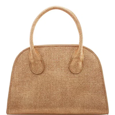 Nina Yorke Top Handle Bag In Brown