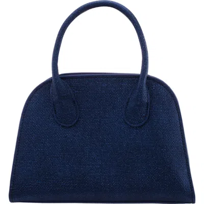 Nina Yorke Top Handle Bag In Blue