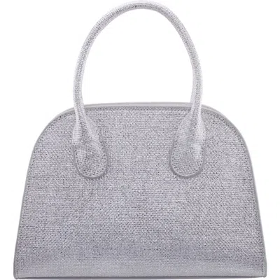 Nina Yorke Top Handle Bag In Silver