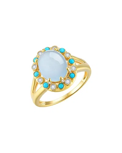 Nina Zhou Jewelry 14k 3.14 Ct. Tw. Diamond & Gemstone Cocktail Ring In Gold