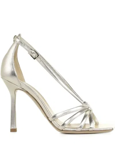 Ninalilou 90mm Knotted-strap Stiletto Sandals In Multi