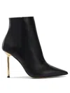 Ninalilou Pointed-toe Ankle Boots In Black