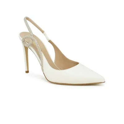 Ninalilou Cream Leather Pumps In Neutrals