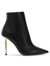 Ninalilou Pointed-toe Ankle Boots In Black