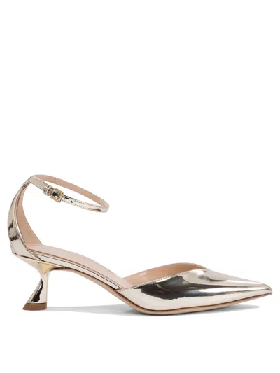 Ninalilou Heeled Shoes Gold In Metallic