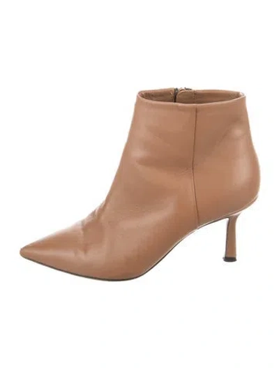 Pre-owned Ninalilou Leather Boots In Brown