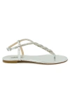 NINALILOU NINALILOU LEATHER FLAT SANDAL