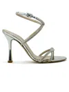 Ninalilou Woman Sandals Silver Size 6 Leather In Silver