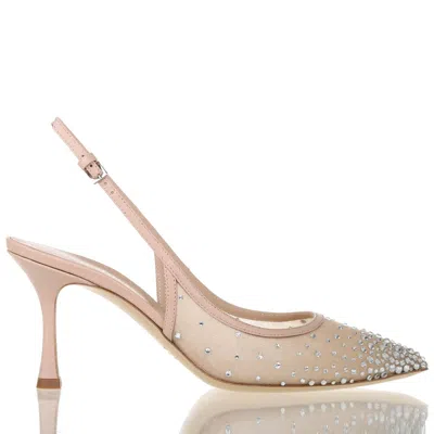 Ninalilou "mya" Slingback Pumps In Neutral