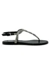 Ninalilou Nappa Flat Sandal