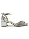 Ninalilou Patent Sandals In Silver