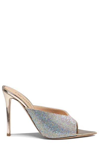 Ninalilou Peak 105 High-heeled Sandals In Gold