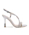 Ninalilou Round-headed High-heeled Sandals In Nude