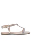 Ninalilou Beaded-embellish T-bar Sandals