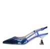 Ninalilou With Heel Blue In Blu Blu E Verdi