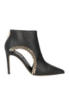 Ninalilou Woman Ankle Boots Black Size 9 Soft Leather
