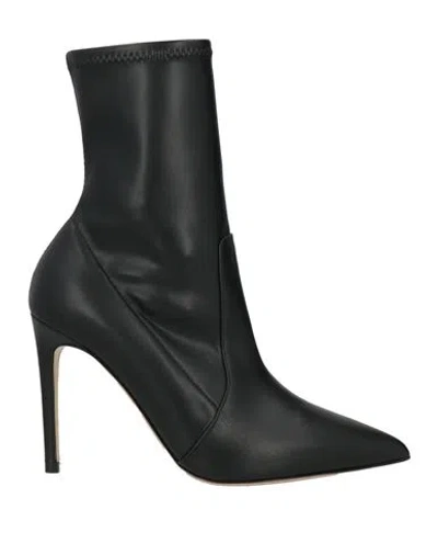 Ninalilou Woman Ankle Boots Black Size 6 Soft Leather