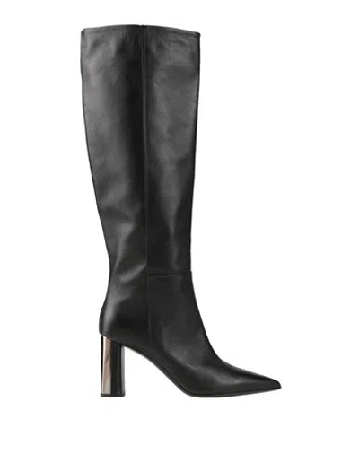 Ninalilou Woman Boot Black Size 5 Soft Leather