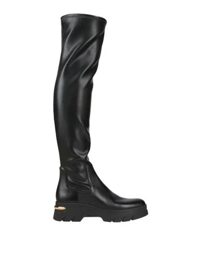 Ninalilou Woman Boot Black Size 6 Leather