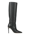 Ninalilou Woman Boot Black Size 7 Leather In Black