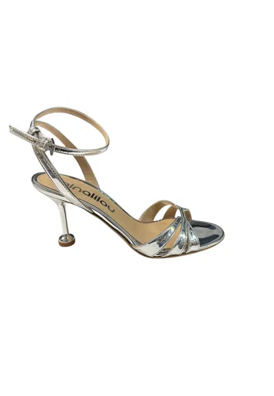 Ninalilou Woman  351029c7 Sandals With Heel In Silver