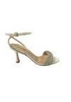Ninalilou Woman  351048 Sandals With Heel In Metallic