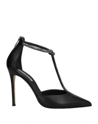 Ninalilou Woman Pumps Black Size 6 Soft Leather