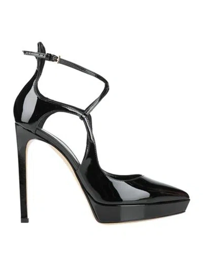 Ninalilou Woman Pumps Black Size 8 Leather