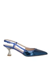 Ninalilou With Heel Blue In Blue