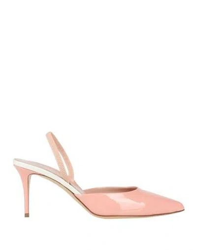Ninalilou Woman Pumps Pink Size 6 Leather