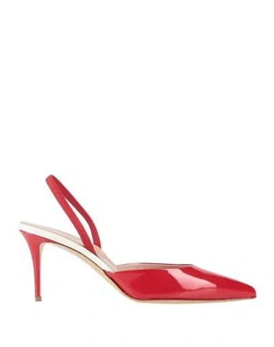 Ninalilou Woman Pumps Red Size 6 Leather