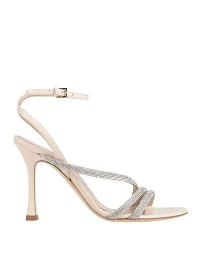 Ninalilou Woman Sandals Light Pink Size 5 Leather