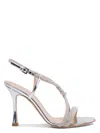 Ninalilou Round-headed High-heeled Sandals In Silver