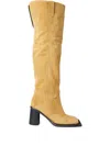 Ninamounah Howling Knee-high Suede Boots In Brown