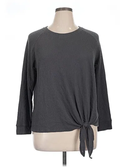 Pre-owned Nine Britton 3/4 Sleeve T-shirt In Gray