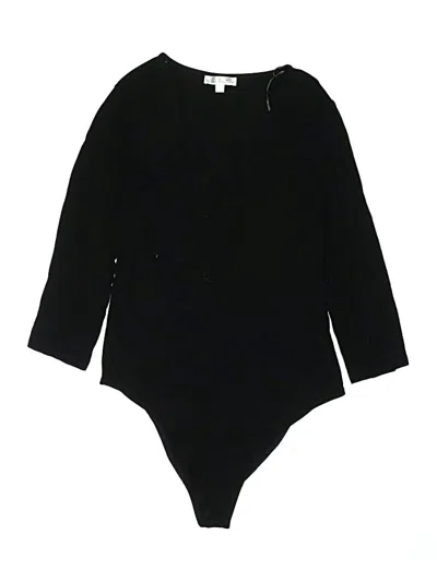Pre-owned Nine Britton Bodysuit In Black