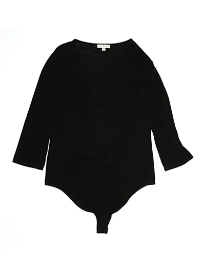 Pre-owned Nine Britton Bodysuit In Black
