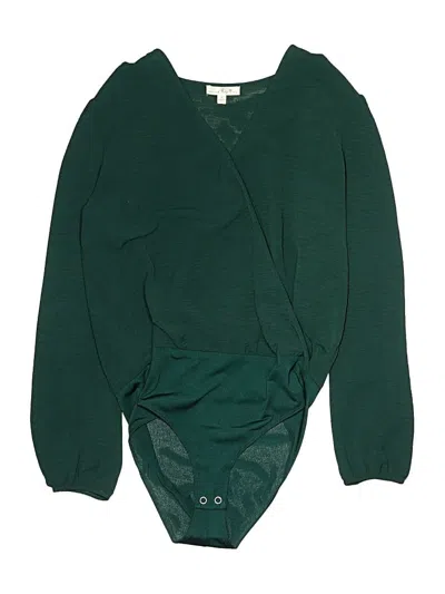 Pre-owned Nine Britton Bodysuit In Green