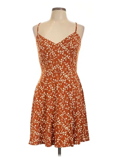 Pre-owned Nine Britton Casual Dress In Brown