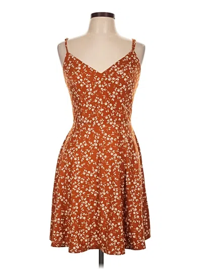 Pre-owned Nine Britton Casual Dress In Brown