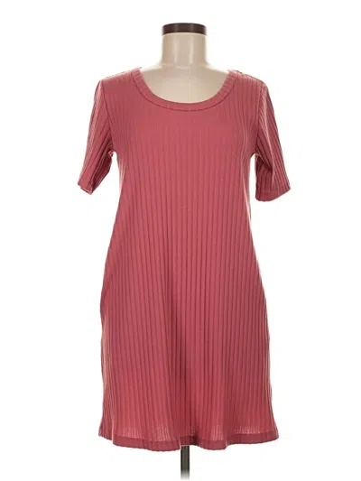 Pre-owned Nine Britton Casual Dress In Burgundy