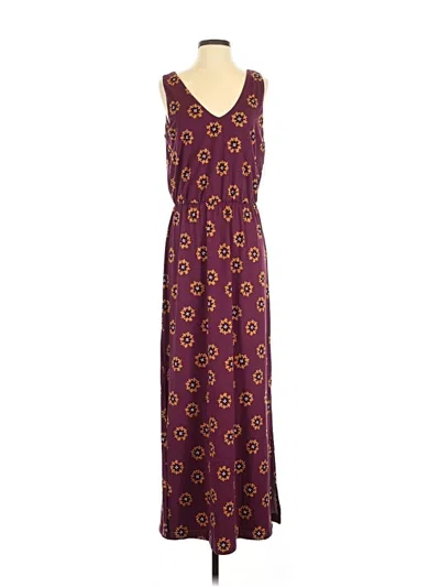 Pre-owned Nine Britton Casual Dress In Burgundy