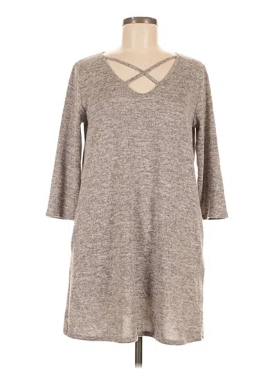 Pre-owned Nine Britton Casual Dress In Gray