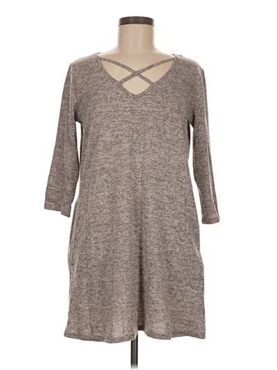 Pre-owned Nine Britton Casual Dress In Gray